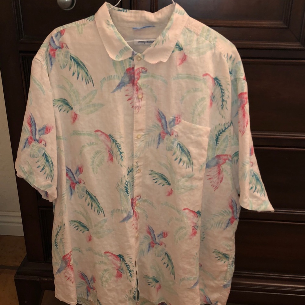 Tropical Print Men's Shirt